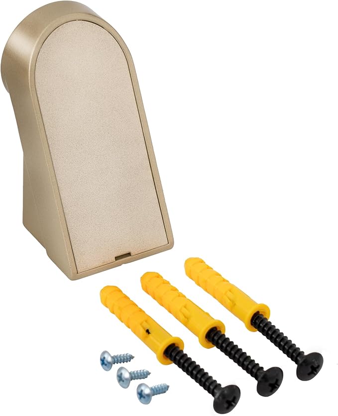 Handrails Kit，handrails mounting END Bracket (Stainless Steel Precision Casting) Cherry Wood Grain 1PCS