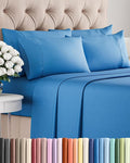 Full 6 Piece Sheet Set - Cooling & Breathable Bed Sheets - Hotel Luxury Bed Sheets for Women, Men, Kids & Teens - Bedding with Deep Pockets & Easy Fit - Soft and Wrinkle Free - Full Royal Blue Sheets