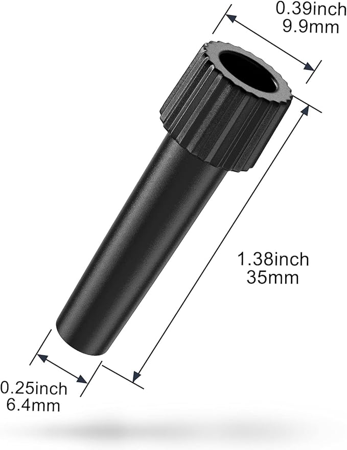DiCUNO Lamp Switch Knob Replacement, Screw Threaded Twist On/Off Turn Switch Knobs for Table Lamps, 35mm Length, 4 Packs