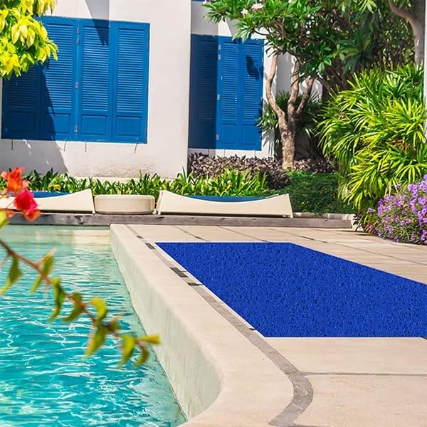American Floor Mats Vinyl Mesh Heavy-Duty Entrance Grey 4' x 60' Scraper Mat Without Backing/Borders - Drainable