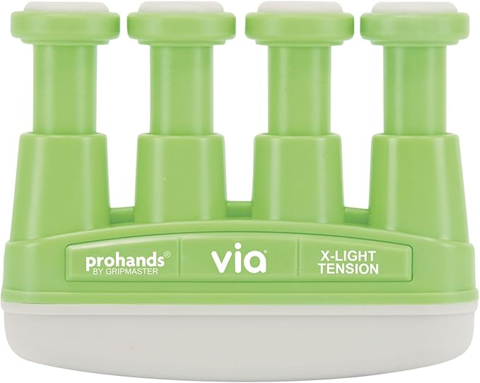 Prohands VIA Hand Exerciser, Finger Exerciser (Hand Grip Strengthener), Spring-Loaded, Finger-Piston System, Isolate and Exercise Each Finger