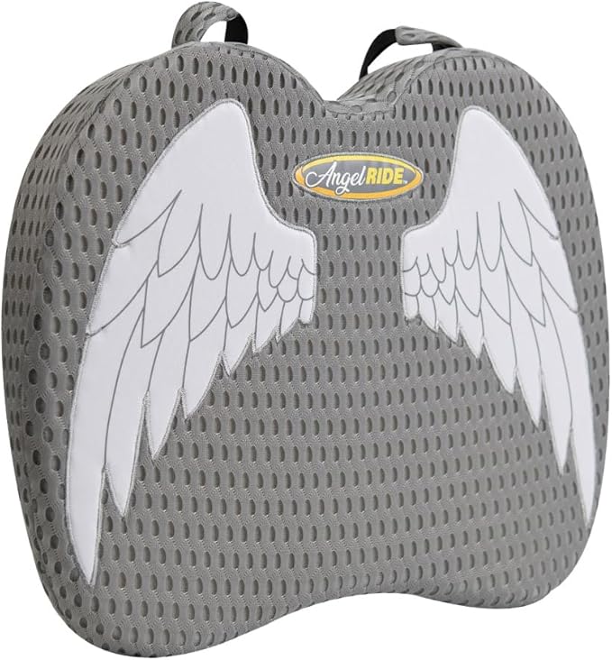 Auto Cushion with Memory Foam, AS-SEEN-ON-TV, Advanced Lumbar Helps Relieve Pressure Points, Molds to Any Body, Drive in Heavenly Comfort in Any Vehicle, Breathable, Washable Cover
