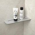 Corner Shower Shelf 12" Brushed 304 Stainless Steel Quadrilateral Corner Shelf Recessed Bathroom Shower Shelf, No Drilling