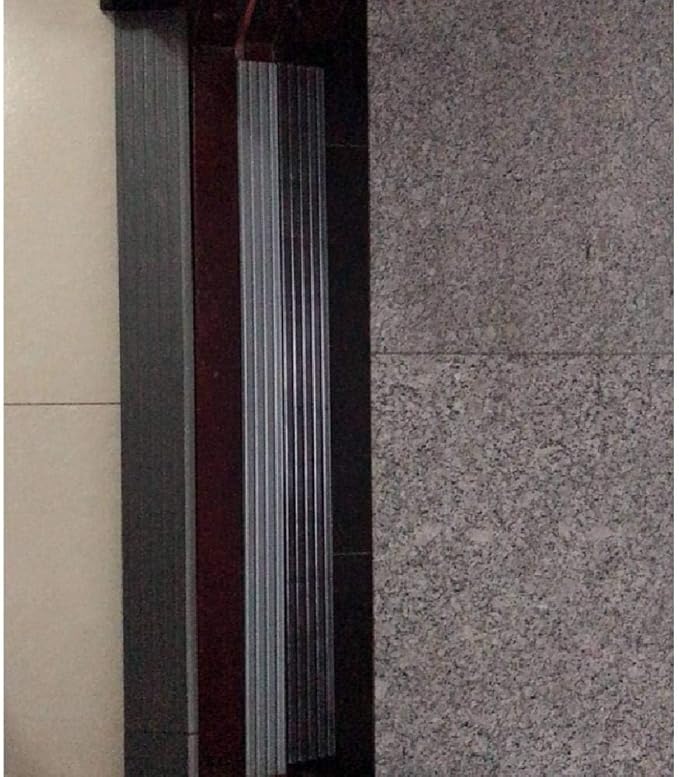 Bilaida 1.2" Rise Solid Rubber Threshold Ramp, 1500 LBS Capacity, 39" Wide Non-Slip Wheelchair Ramp for Doorway Indoor or Outdoor, Bathroom, Garage and Supermarket Entrance, Cuttable (1.2" H, 1)