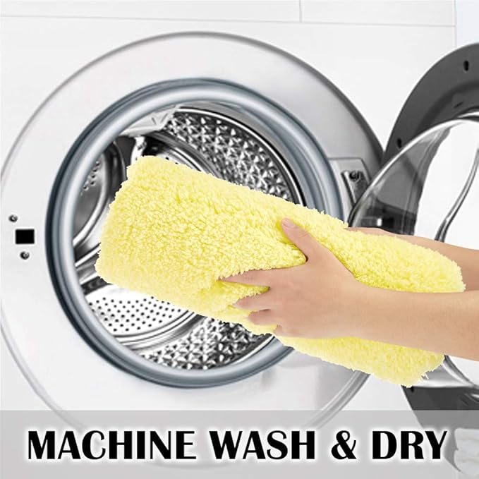 Suchtale Large Extra Soft and Absorbent Shaggy Bath Mat (24 x 40, Yellow) Machine Washable Microfiber Non Slip Bath Mat for Bathroom Floor