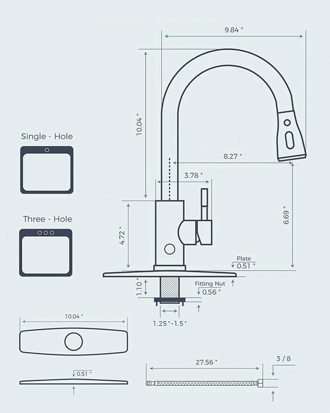 FORIOUS Touchless Kitchen Faucet with Pull Down Sprayer, Black Hands-Free Smart Motion Sensor Sink Faucet Single Handle Contemporary, Suitable for Farmhouse Laundry Camper RV Bar