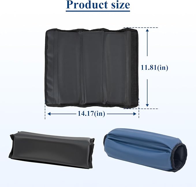 Wheelchair Armrest Cushion, Padded Armrest, Soft Support Cushion Accessories for Children and Adults, Used for Comfortable Decompression, Soft and Easy to Clean Pu(1 Pair)