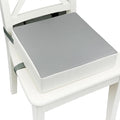 Toddler Booster Seat for Dining Table,Portable Kids Booster Seat - PU,Adjustable, Non-Slip, Lightweight & Easy to Clean (Grey)