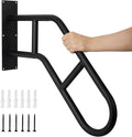 Aduanbang Hand Rails for Outdoor Steps & Elderly,U-Shape Wall Mount Stair Railing, Porch, Deck, Garage & Garden Grab Bar, 1 Pack Safety Handle