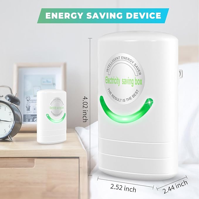 Power Saver Pro X,Stop Watt Energy Saving Device,Professional Electricity Saving Box,Intelligent Eco Volt Pro Energy Saver for Home Office,Stabilize Voltage 90V-250V 30KW,4Pack