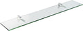 Spancraft Glass C-12x48-Chrome Cardinal Glass Shelf, Chrome, 12" x 48"