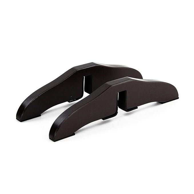 WELLAND Support Feet for 360 Degree Configurable Gate Collection, Espresso, A Pair