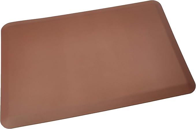 WellnessMats Original Collection Anti-Fatigue Floor Mat, Polyurethane – Ergonomic Support Pad for Home, Kitchen, Garage, Office Standing Desk – Water Resistant - Made in USA