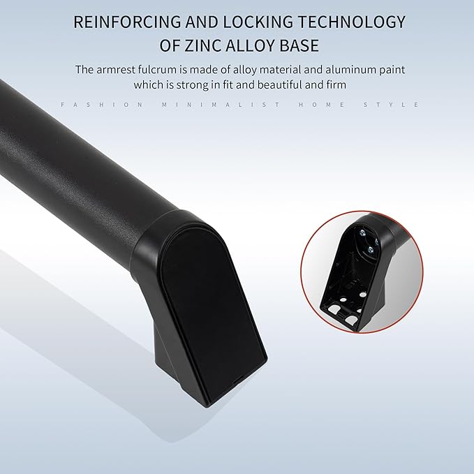 16 FT Modern Aluminum Handrail Set - ADA Compliant Indoor & Outdoor Stair Railing. 1.4" Diameter Grab Bar. Wall-Mounted with 90°Wall Return End. Ideal for Safe Grip，Rust Free(Matte Black, 16 FT)