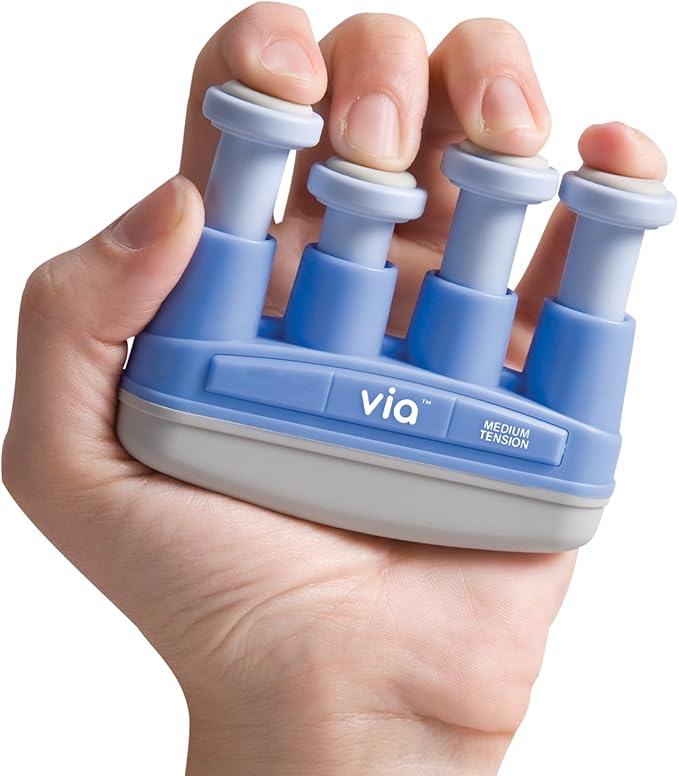 Prohands VIA Hand Exerciser, Finger Exerciser (Hand Grip Strengthener), Spring-Loaded, Finger-Piston System, Isolate and Exercise Each Finger
