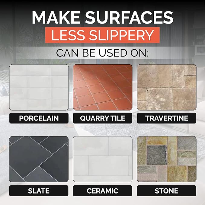 Stone Grip Industrial (Gallon) Non-Slip Floor Treatment for Tile and Stone to Prevent Slippery Floors. Indoor/Outdoor, Residential/Commercial, Works in Minutes for Increased Traction