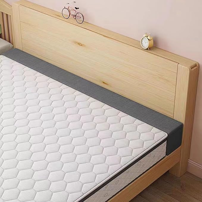Bed Gap Filler for Headboard Space Filler Bed Crack Pillow Stopper Wall Side Mattress Extender Memory Foam Mattress Gap Filler Queen Size Bed 59x2x12 Inches