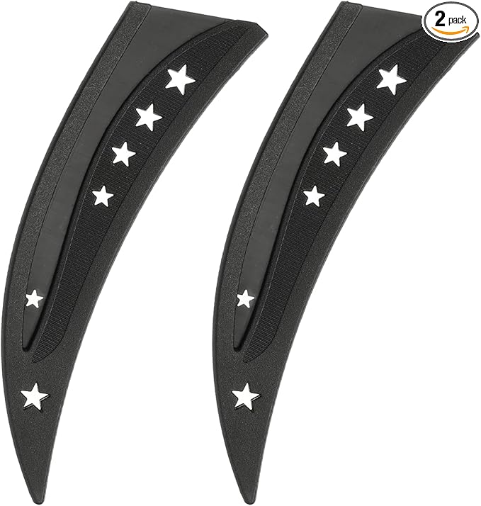 uxcell 2Pcs Safety Knife Covers Sleeves, Universal PP Knife Sheaths Edge Guards Blade Protector Covers for 6.3" Boning Knives Portable for Kitchen Camping Picnics Accessories, Black