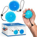 Hand Grip Strenthener - Squeeze Balls for Hand Therapy Set (5LB+10LB), Hand Exercise Ball for Physical Therapy, Elderly, Weak Hand, Arthritis, Stroke, Carpal Tunnel