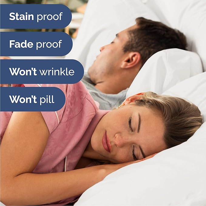 Cal King 6 Piece Sheet Set - Cooling, Comfy & Breathable - Hotel Luxury Bedding for Women, Men, Kids & Teens - 1 Flat & 1 Fitted Sheet & 4 Pillowcases with Deep Pockets - Wrinkle Free - Antique White