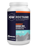 GU Energy Roctane Ultra Endurance Energy Drink Mix, Vegan, Gluten-Free, Kosher, 35mg of Caffeine, and Dairy-Free n-the-Go Energy for Any Workout, 3.44-Pound Jar, Summit Tea