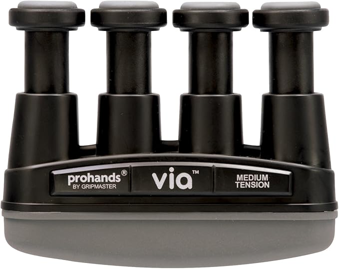 Prohands VIA Hand Exerciser, Finger Exerciser (Hand Grip Strengthener), Spring-Loaded, Finger-Piston System, Isolate and Exercise Each Finger