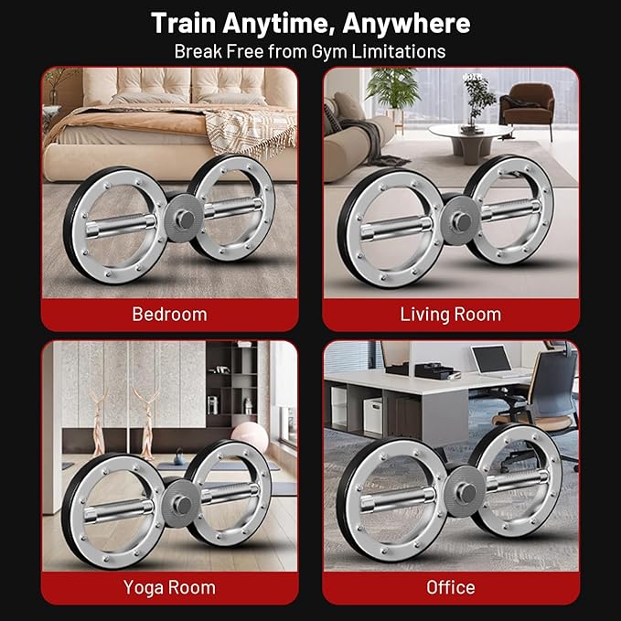 Arm Training Wheel, Hand Trainer and Forearm Trainer, Adjustable Arm Trainer for Wrist, Shoulder & Chest, Punch Speed Trainer and Martial Arts Arm Strength Device