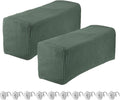 uxcell 2pcs Stretch Armrest Covers for Chairs/Sofas, Couch Arm Covers with Twist Pin, Furniture Protector Slipcovers Green
