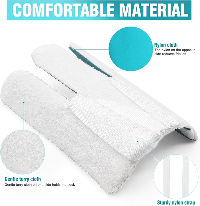 Sock Aid, Sock Helpers to Put on Your Socks for Seniors, Disabled, Pregnancy, Assist Device for Elderly, Tool Aide Puller Easy on and Off with No Bending(Blue)