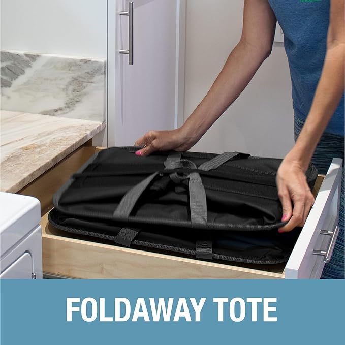 CleverMade Collapsible Laundry Caddy - Denim Shadow Gray 2Pack 64L - Foldable Storage Organization Container for Clothes Laundry Room Storage Solution