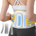 Back Brace for Men Lower Back Pain Relief, Breathable Back Support Brace for Women, Adjustable Lumbar Support Belt for Herniated Disc, Sciatica, Scoliosis Pain Relief (M:28.5"-37.4")