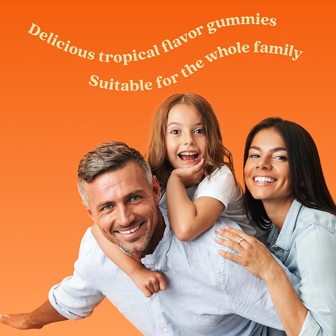 BeLive Turmeric Curcumin with Black Pepper & Ginger - 500 mg of Turmeric and Ginger Supplement for Immune Support, Healthy Skin, and Joint Health - Tropical Flavor | 60 Count