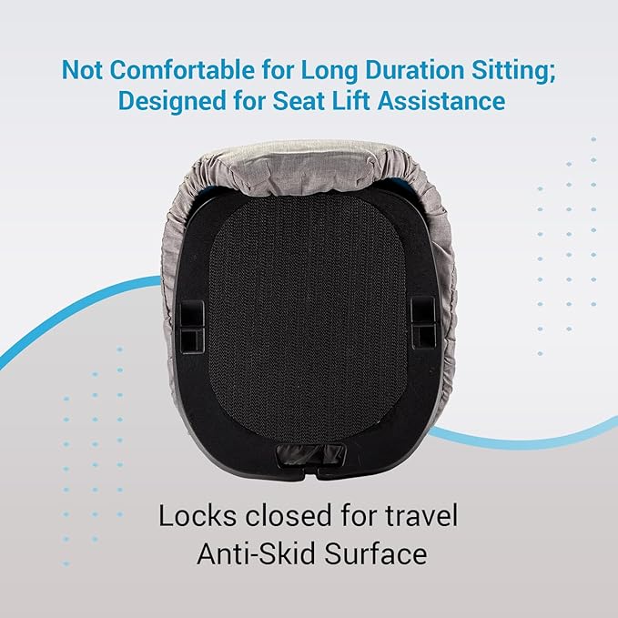 Lift Assist Cushion for Elderly, Portable Lifting Cushion Mobility Aid Non-Electric, Firm Memory Foam Support up to 220 lbs