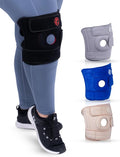 KARM Plus Size Knee Brace for Women & Men Plus Size - Adjustable Knee Support Brace for Meniscus Tear, Arthritis Pain, Compression with Side Stabilizers - Obese People (4XL/5XL/6XL Black)