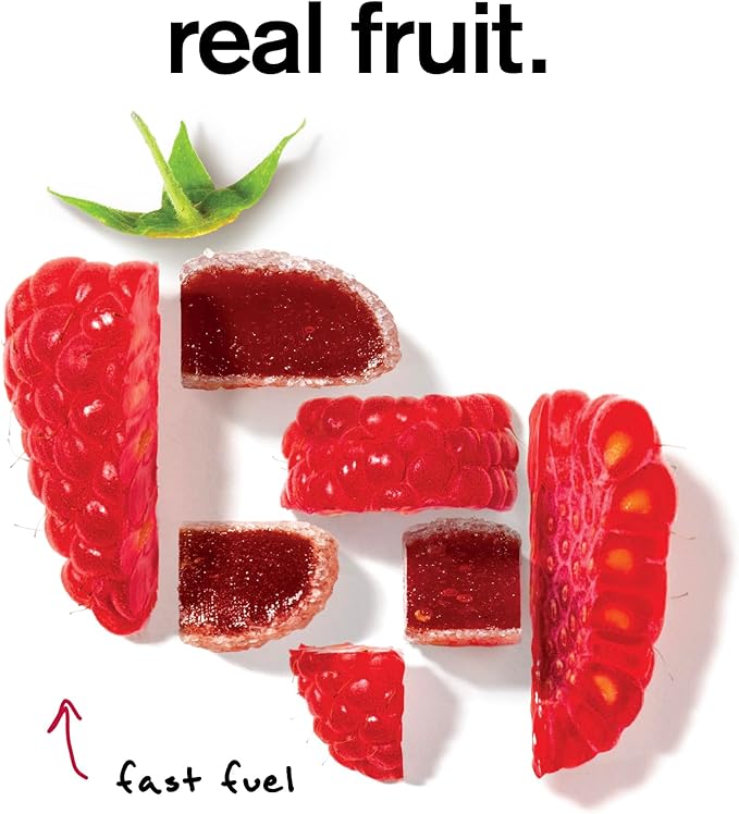 Skratch Labs Energy Chews | Gummies for Running, Cycling, and Sports Performance | Gel Alternative | Raspberry (10 Pack) | Gluten Free, Vegan