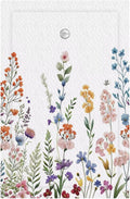 Rustic Wild Floral Vintage Colorful Flowers 1 Gang Blank Light Switch Covers Plate Decorative No Device Wall Plate Coves Electrical Switchplate Dimmer Faceplate for Bathroom Decor