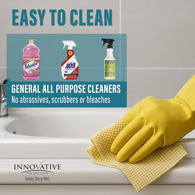 Tub Guard Anti Slip Shower and Tub Grip Coating - Environmentally Friendly Fast Drying - White