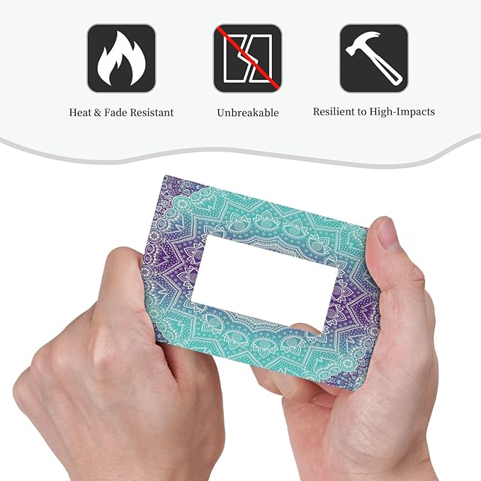 Outlet Covers Ombre Modern Mandala Floral Geometric 1 Gang Wall Plate Single Rocker Light Switch Cover Decorative GFCI Receptacle Cover Electrical Switchplate for Bathroom Bedroom Decor