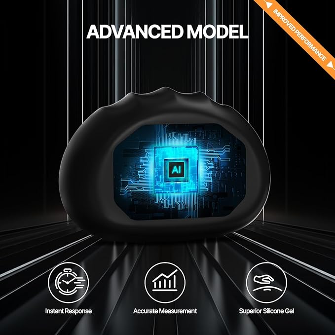 Hand Grip Strength Tester Trainer - Strength Dynamometer for Fun Rechargeable Hand Exercising Device with Finger Exerciser and Stretcher Exercise Workout Equipment