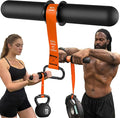 FitBeast Forearm Strengthener & Forearm Exerciser, Wrist Roller with Thicker Handle, Forearm Strength Trainer with Adjustable Strap - Ideal for Grip Strength, Muscle Building, Rehabilitation