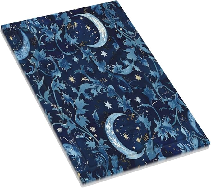 Light Switch Cover Plate Vintage Moon And Flowers Decor Floral William Morris 1 Gang No Device Blank Electrical Wall Plates Faceplate Decorative Switch Plate for Bedroom Kids room Decor