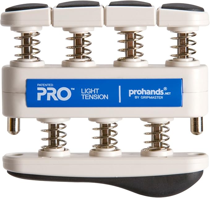 Prohands PRO Hand Exerciser, Finger Exerciser (Hand Grip Strengthener), Spring-Loaded, Finger-Piston System, Isolate and Exercise Each Finger