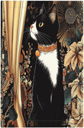 Light Switch Cover Plate Boho Mandala Floral Black Cat Vintage Flower 1 Gang No Device Blank Electrical Wall Plates Faceplate Decorative Switch Plate For Farmhouse Home Decor