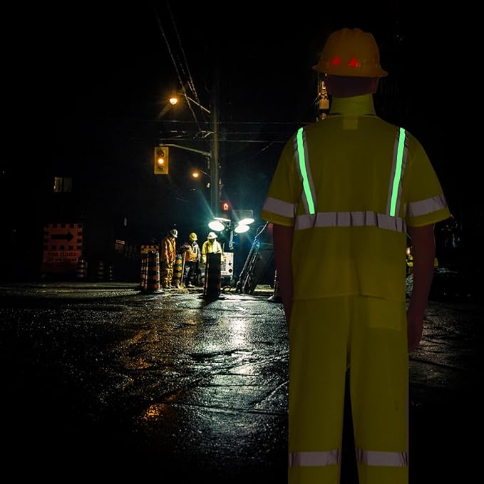 A-SAFETY High vis Reflective Mesh safety Vest ANSI Class 3