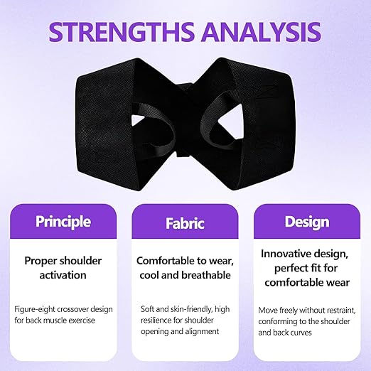 Posture Corrector for Women and Men, Adjustable Back Brace Support for Scoliosis, Hunchback Correction, Upper Spine & Shoulder Pain Relief (Small)
