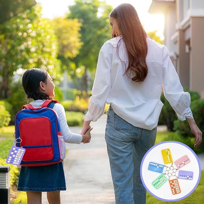 3 Pcs Reminder Board for The Elderly, ADHD Tools for Kids Portable Visual Schedule for Kids School Bag Pendant Detachable Daily Task Planning Pad with List Cards Stickers for Kids