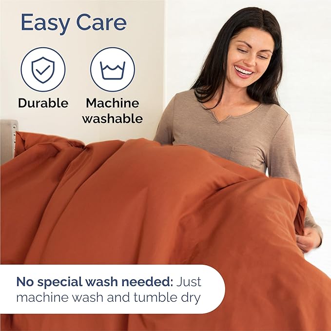 King 6 Piece Sheet Set - Cooling & Breathable Bed Sheets - Hotel Luxury Bed Sheets for Women, Men, Kids & Teens - Bedding with Deep Pockets & Easy Fit - Soft and Wrinkle Free - King Terracotta Sheets