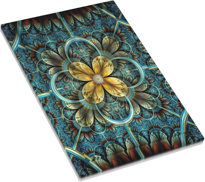 Boho Fractal Mandala Bohemia Wall Plate 1-Gang No Blank Device Electrical Outlet Covers Decorator Electric Receptacle Faceplate for Kitchen Bathroom Home Decor, SPSHIAN20230626