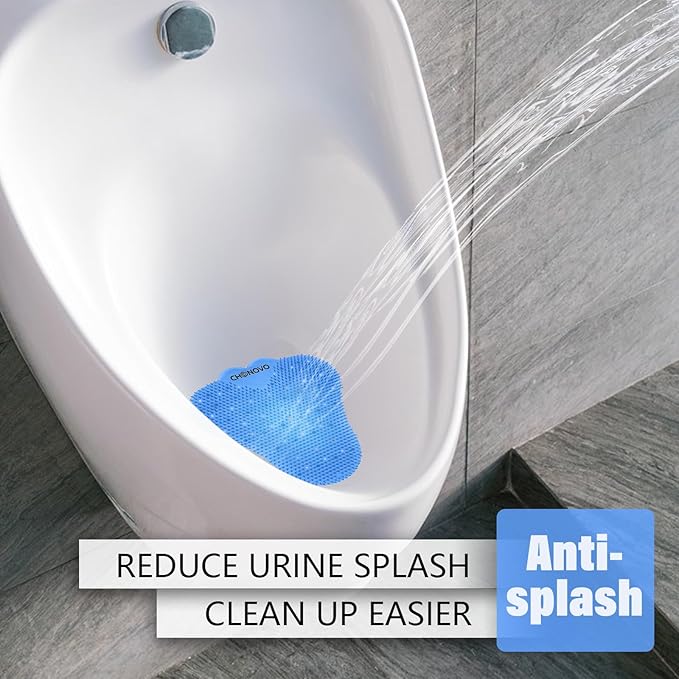 Urinal Screen Deodorizer 36 Pack,Urinal Cakes Deodorizer Bulk Urinal Mats Screens Scented Anti Splash Urinal Pads for Men Bathroom Office School (12 Pcs Ocean Breeze 12 Pcs Lemon 12 Pcs Orange)