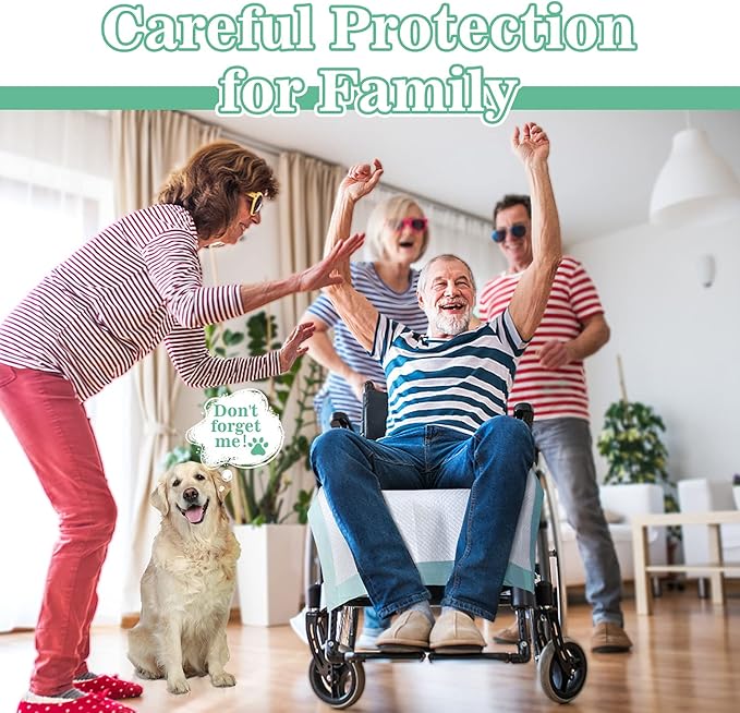 Disposable Bed Pads 30“x36”, 50 Count Extra Large Underpads , Heavy Duty Absorbent Bed Pads for Adult Incontinence, Senior Care, Kids & Puppy Training Pads (No Adhesive)